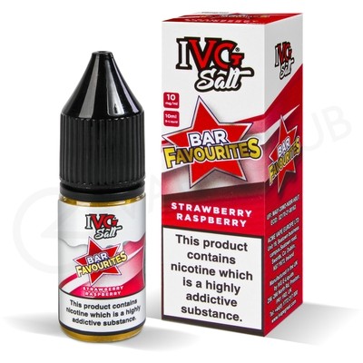 Strawberry Raspberry Nic Salt E-Liquid by IVG Bar Salt Favourites