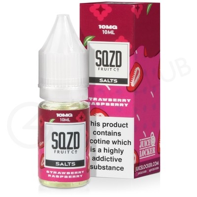 Strawberry Raspberry Nic Salt E-Liquid by SQZD
