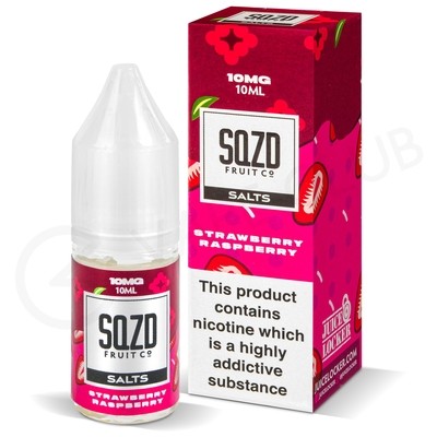 Strawberry Raspberry Nic Salt E-Liquid by SQZD