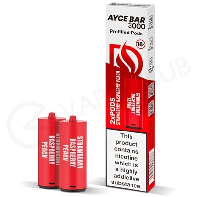 Strawberry Raspberry Peach Dovpo Ayce Bar 3000 Prefilled Pods