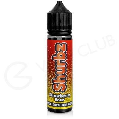 Strawberry Sour Shortfill E-Liquid by Shurbz 50ml