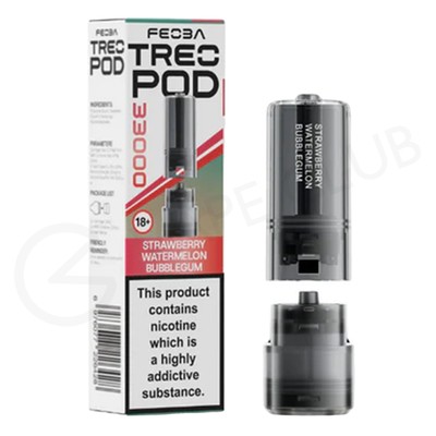 Strawberry Watermelon Bubblegum Feoba Treo 33K Refill Pack