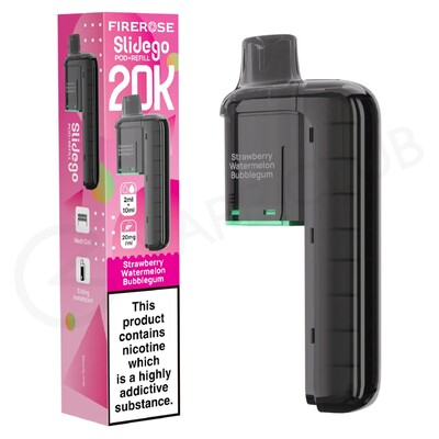 Strawberry Watermelon Bubblegum Firerose Slidego 20K Refill Pod