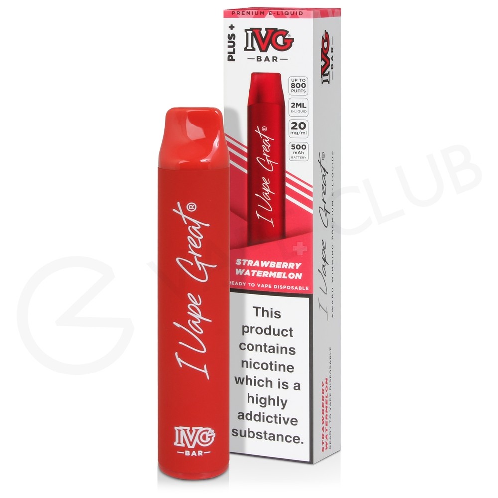 Strawberry Watermelon IVG Plus Bar Disposable Vape