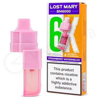 Strawberry Watermelon Lost Mary BM6000 Refill Pack