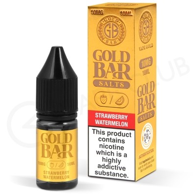 Strawberry Watermelon Nic Salt E-Liquid by Gold Bar Salts