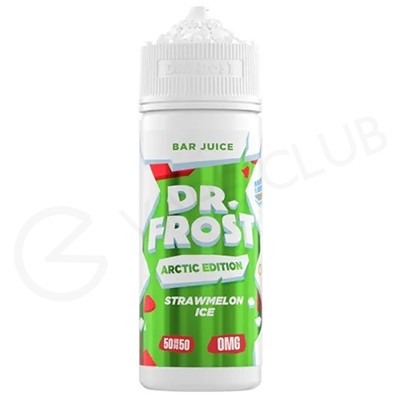 Strawmelon Ice Shortfill E-Liquid by Dr Frost Arctic Edition 100ml