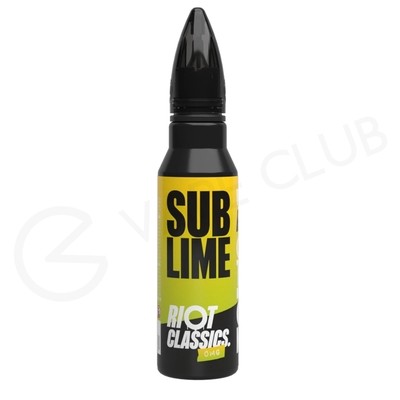 Sub-Lime Shortfill E-Liquid by Riot Squad 50ml