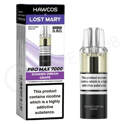 Summer Dream Grape Hawcos x Lost Mary Pro Max 7000 Refill Pack