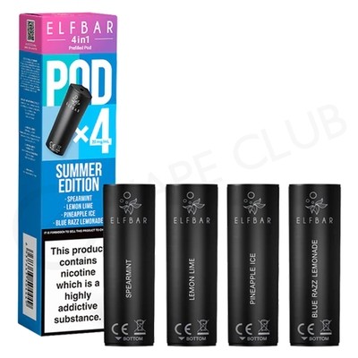 Summer Edition Elf Bar 4 in 1 Prefilled Pods