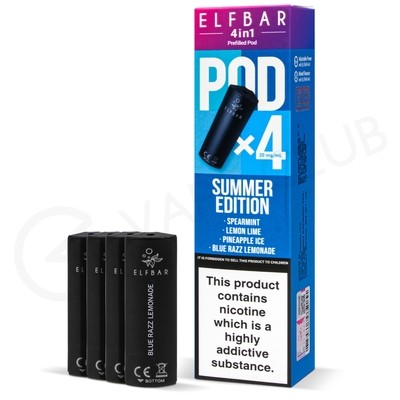 Summer Edition Elf Bar 4 in 1 Prefilled Pods