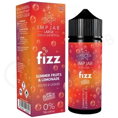 Summer Fruits & Lemonade Shortfill E-Liquid by Imp Jar Fizz 100ml