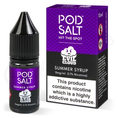 Summer Syrup Nic Salt E-Liquid by Pod Salt & Evil Cloud