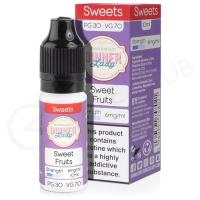 Sweet Fruits E-Liquid by Dinner Lady 70/30