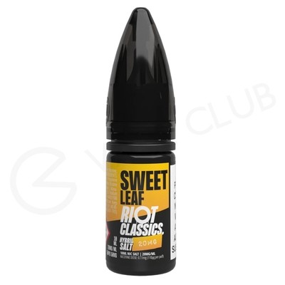 Sweet Leaf Hybrid Salt E-Liquid by Riot Squad