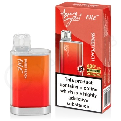 Sweet Peach Amare Crystal One Disposable Vape