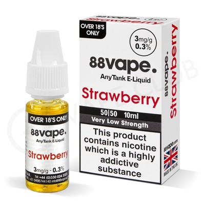 Sweet Strawberry E-Liquid by 88Vape Any Tank