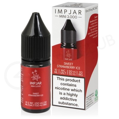 Sweet Strawberry Ice Nic Salt E-Liquid by Imp Jar