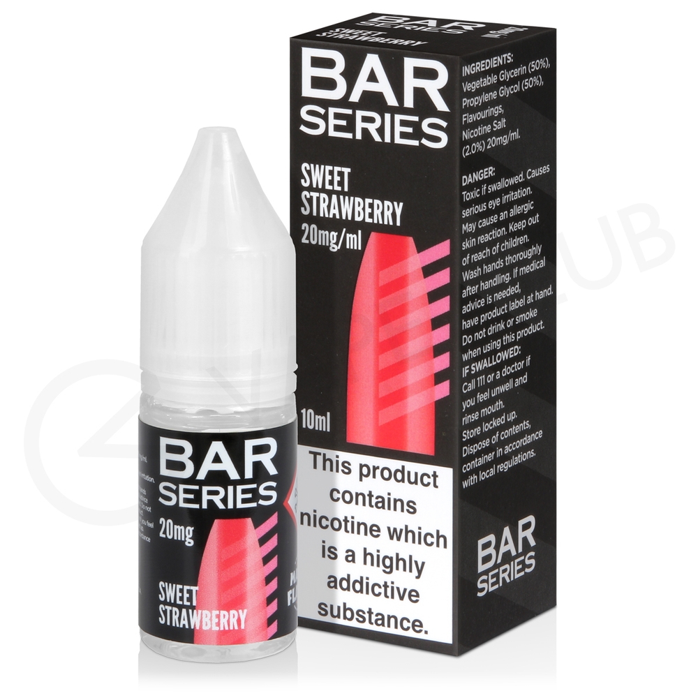 Sweet Strawberry Nic Salt E Liquid By Bar Series