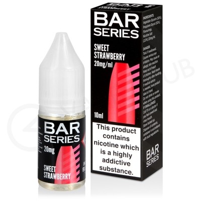 Sweet Strawberry Nic Salt E-Liquid by Bar Series