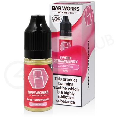 Sweet Strawberry Nic Salt E-Liquid by Bar Works