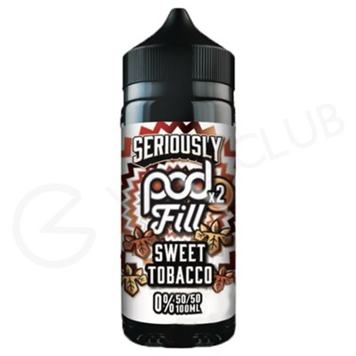 Sweet Tobacco Shortfill E-Liquid by Seriously Pod Fill x2 100ml