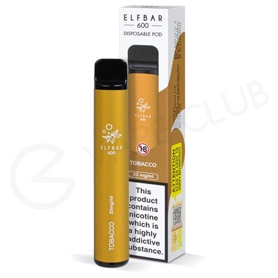 Tobacco Elf Bar Disposable Vape