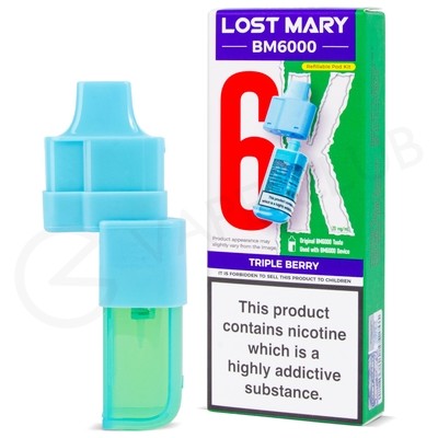 Triple Berry Lost Mary BM6000 Refill Pack