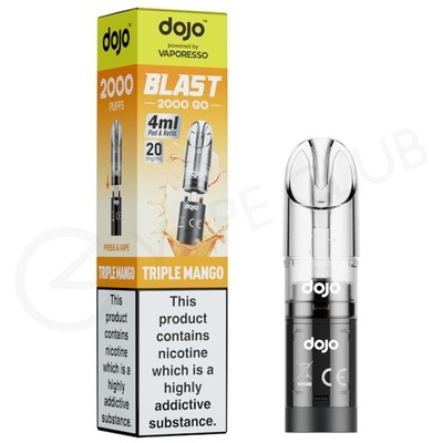 Triple Mango Dojo Blast 2000 Go Refill Pack