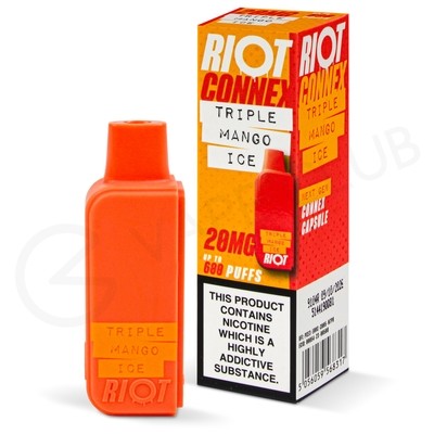 Triple Mango Ice Riot Connex Prefilled Pod