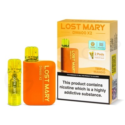 Triple Mango Lost Mary DM600 X2 Disposable Vape