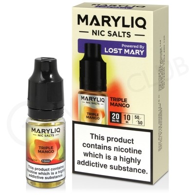 Triple Mango Nic Salt E-Liquid by Lost Mary Maryliq