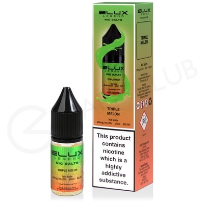 Triple Melon Nic Salt E-Liquid by Elux Legend