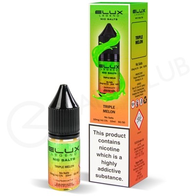 Triple Melon Nic Salt E-Liquid by Elux Legend