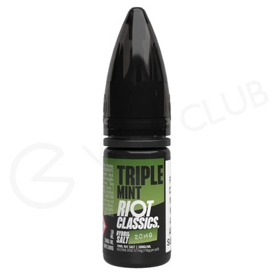 Triple Mint Hybrid Salt E-Liquid by Riot Squad