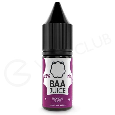 Tropical Juice Nic Salt E-Liquid by Baa Juice