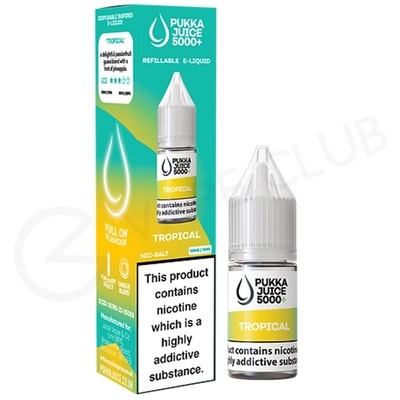 Tropical Nic Salt E-Liquid by Pukka Juice 5000+