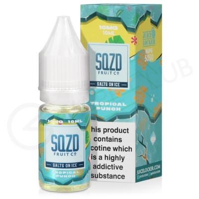 Tropical Punch On Ice Nic Salt E-Liquid by SQZD