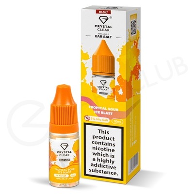 Tropical Sour Ice Blast Nic Salt E-Liquid by Crystal Clear