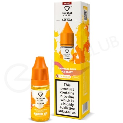 Tropical Sour Ice Blast Nic Salt E-Liquid by Crystal Clear