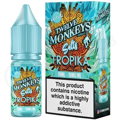 Tropika Iced Nic Salt E-Liquid by Twelve Monkeys