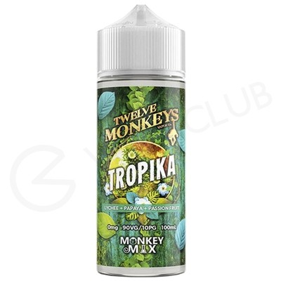 Tropika Shortfill E-Liquid by Twelve Monkeys 100ml