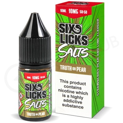 Truth Or Pear Nic Salt E-Liquid by Six Licks