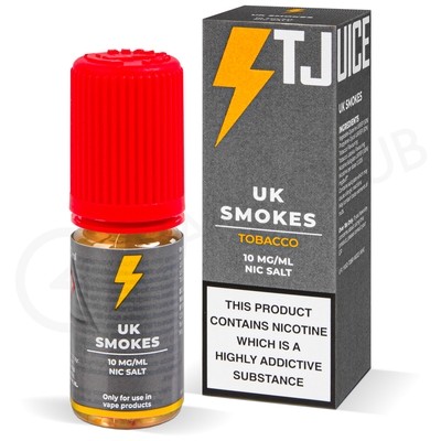 UK Smokes Nic Salt eLiquid by TJuice