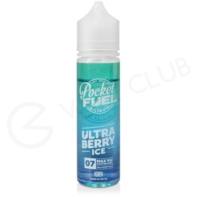Ultra Berry Iced Shortfill E-Liquid by Pocket Fuel 50ml