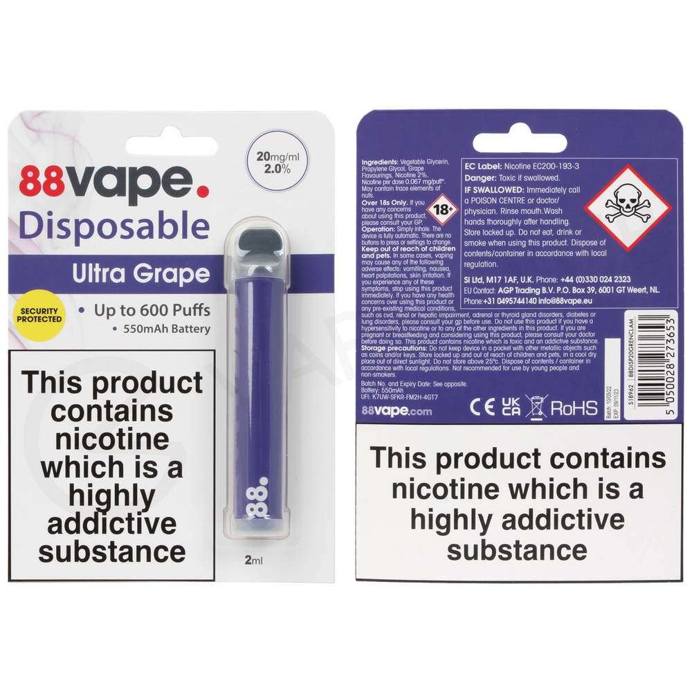 Cotton Candy 88Vape Disposable Device