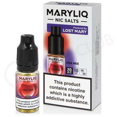 USA Mix Nic Salt E-Liquid by Lost Mary Maryliq