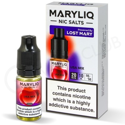 USA Mix Nic Salt E-Liquid by Lost Mary Maryliq