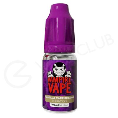 Vanilla Cappuccino Tobacco E-Liquid by Vampire Vape