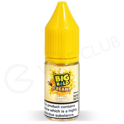 Vanilla Custard Nic Salt E-Liquid by Big Bold